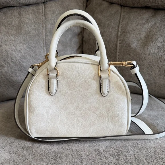 Coach Sydney Satchel in Signature Canvas - Picture 3 of 11